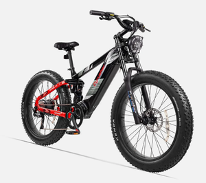 Nueva Bicicleta Eléctrica Cyrusher Ranger 2.0 Todoterreno con Suspensión de Aire, 8 Velocidades, 750W, 52V, 20AH, de Fibra de Carbono, con Pedales Ordinarios, para Carreras, EE. UU. - Product Image 3