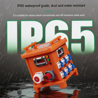 Prise de distribution électrique industrielle portable SFE personnalisable, étanche IP65, 16A 32A 3 phases, certifiée CE