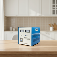 Stabilisateur de tension (SVC) monophasé en cuivre 5000W pour moteur servo AC avec affichage numérique pour machine à crème glacée