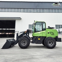 Kostengünstiger Diesel-Lader LAWNIO mit hoher Auskipphöhe und geeignet für Hochbett-LKW-Beladung für Erdarbeiten – Diesel-Radlader