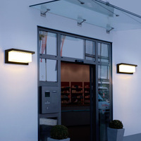 Lámpara de Pared LED Moderna para Exteriores, Efecto de Luz Ascendente y Descendente, Minimalista, Delgada, de ABS, 6000K, Luz Cálida, para Pasillo, Entrada