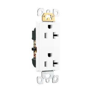 DT20 20A 125V American Standard Double Duplex Receptacle High Power Electrical Receptacle Outlet