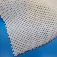 Tela de malla elástica y perforada 95% poliéster + 5% spandex para ropa interior sexy y calzoncillos, tela de malla de poliéster y spandex