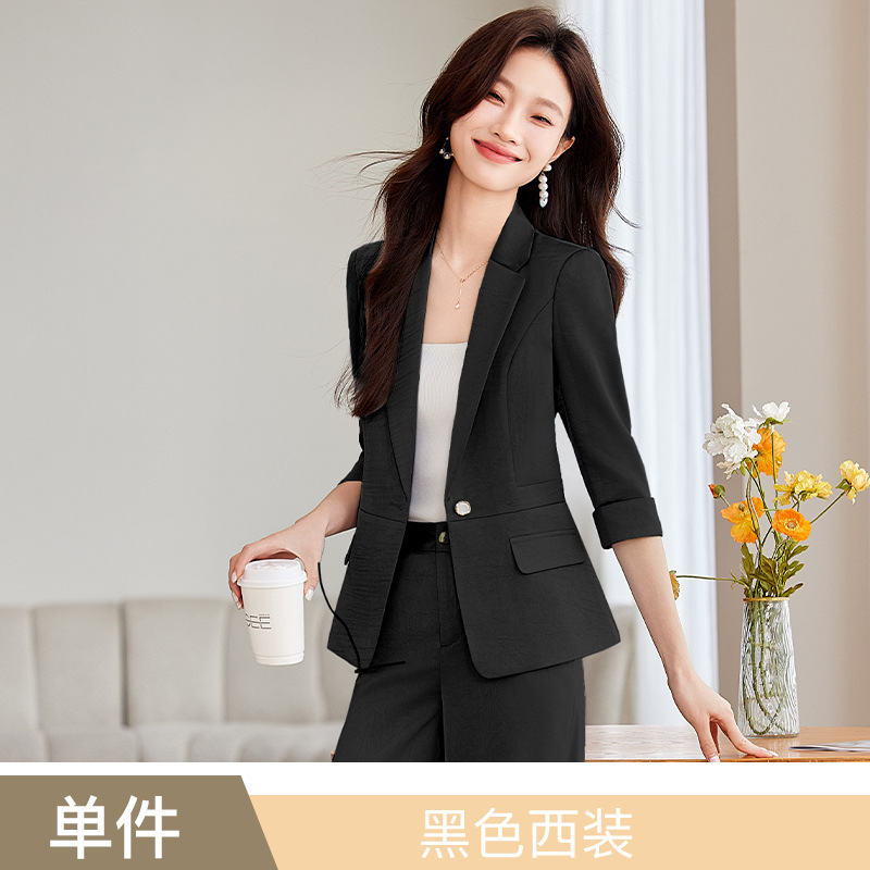 black suit