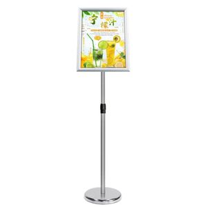 Espositore Regolabile con Doppio Display, Supporto per Insegne da Interno, Espositore da Terra per Pubblicità con Cornici Doppie - Product Image 4