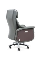 Chaise de bureau électrique intelligente moderne avec massage par airbag et dossier haut en cuir, design ergonomique