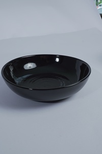 Hot Surface Black Japandi Style Agung Keramik <b>Round</b> Bathroom Sink Table Top Wash <b>Basin</b> for Lavatory Counter - Product Image 3