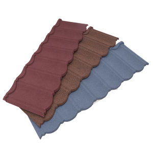 กระเบื้องหลังคาโลหะเคลือบหินสีรุ้งแบบดั้งเดิมสำหรับโรงแรม - กันน้ำ กันไฟ รับประกัน 5 ปีขึ้นไป โอเว่นส์ - Product Image 3