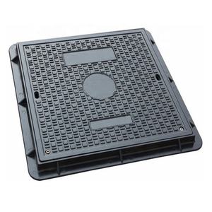 Couverture de drainage en plastique composite GREENTECH, résistante aux acides, couvercle de regard carré en SMC pour la construction de routes urbaines - Product Image 4