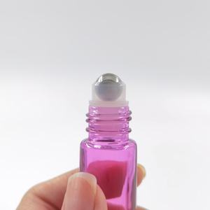 ขวดน้ำหอมแก้วโรลออนคุณภาพสูง สีโรสโกลด์ใส ขนาด 3 มล. 5 มล. 6 มล. 8 มล. 10 มล. ขวดโรลออนเปล่าสำหรับน้ำหอม - Product Image 6