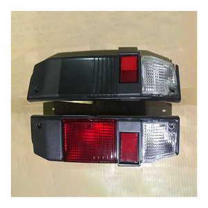 Rear bumper <b>kit</b> for LC70 series (1990-2026), LC75, LC78, and LC71 <b>models</b>, including corner bumper and taillights. - Product Image 1