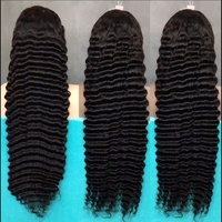 Peluca de Cabello Humano Vietnamita Virgen con Encaje Frontal HD 13x4 sin Pegamento, Ondas Profundas y Rizadas, Precio Económico, Alta Calidad, Venta al por Mayor