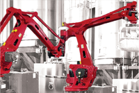 Brazo Robótico de Soldadura Automática con Motor y Caja de Cambios para Piezas de Automoción y Electrodomésticos, Robot Industrial Articulado de 6 Ejes