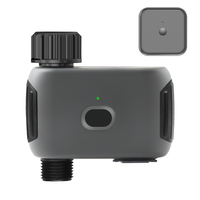 Temporizador de Riego Inteligente para Jardín con WiFi y Bluetooth, Control Remoto por Aplicación, Controlador de Riego Automático con Gateway para Césped, Patio y Plantas