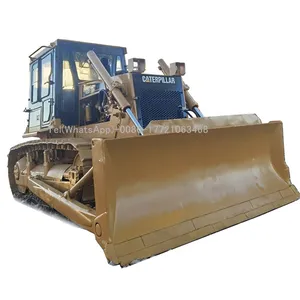 Bulldozer cingolato Cat D6G D6G-2 usato originale realizzato negli stati uniti con verricello da 5 tonnellate Bulldozer cingolato Cat D6D 165HP di seconda mano