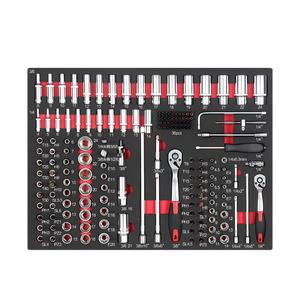 Kit d'outils à main combiné manuel certifié VDE Perceuses en plastique Clés à usage domestique Tournevis électriques OEM personnalisé inclus - Product Image 1