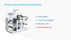 High Quality Turret Rewind Label Easy Operation Die Cutter Machine For Labels And Film