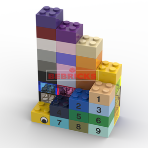 BEBRICKS Série de pièces de construction 3003 Briques 2x2 Blocs de construction Jouet Pièce de base MOC Ensemble de plaques pour garçons et filles Créer - Product Image 6