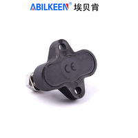 Barre de distribution de puissance robuste à 2 bornes pour batterie 12V-48V CC 250A M8 pour voiture, camping-car, bateau, système solaire marin