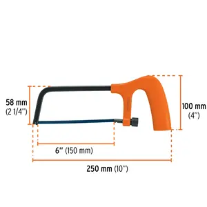 Maestro con 36 unità arco Junior 6 'per seghetto, Truper - Product Image 1
