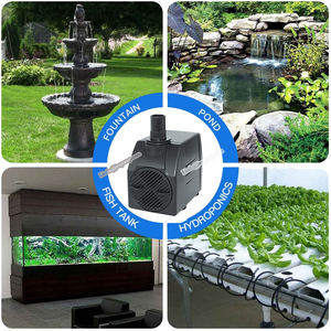 Aquariumpomp, onderwaterpomp, 290GPH, energiezuinig, ultrastil, 16W, Koi vijverpomp, buitengebruik, in doos verpakt - Product Image 6