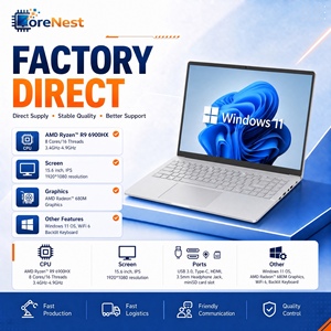 Portátil CoreNest de 15.6 Pulgadas, AMD Ryzen 9 6900HX, 8 Núcleos, 16GB/32GB de RAM DDR5, 1TB SSD, Cuerpo Completamente Metálico, Portátil para Juegos y Negocios - Product Image 1