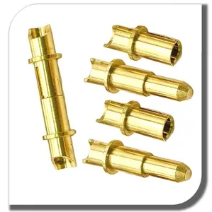 beryllium copper terminal electronic contact pin brass crimp pin and beryllium copper clip pin for connector