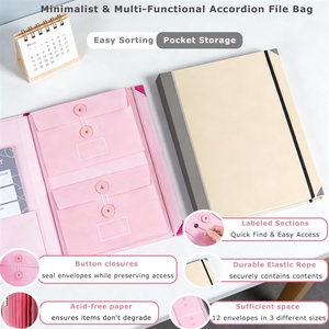 ซองใส่เอกสารแบบขยายได้ ขนาด A4 พิมพ์โลโก้ตามสั่งด้วยระบบ CMYK พร้อมช่องใส่เอกสารสำคัญ และซองใส่เอกสารแบบ Folio - Product Image 6