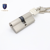 Cylindre de serrure de porte à mortaise double ouverture 80 mm personnalisé, en laiton durable, vente en gros d'usine, OEM/ODM, marque YIGE, style moderne, Chine