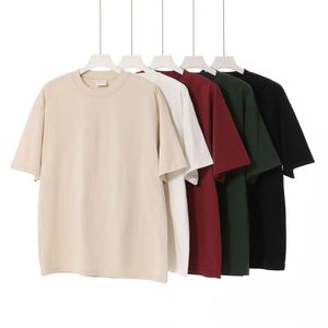 Camiseta Oversize de Manga Corta para Hombre, Marca Americana de Moda, Colección de Verano, Algodón Puro de Doble Hilo de 300g, Peso Pesado - Product Image 1