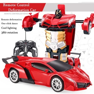 Coche RC 2 en 1 con Deformación de un Solo Toque, Robot Eléctrico a Control Remoto, Modelo de Coche Deportivo, Juguetes para Niños - Product Image 4