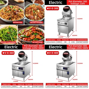 2025 đầy đủ tự động nấu ăn Robot Máy thương mại tự động Chiên gạo Chảo trộn Trống máy nấu ăn cho nhà bếp nhà hàng - Product Image 5