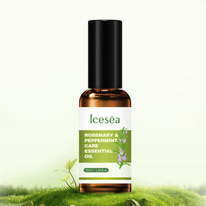 Huile Essentielle de Romarin et Menthe OEM pour Soin du Cuir Chevelu et Nutrition des Racines Capillaires, Arôme Rafraîchissant pour Renforcer et Lisser les Cheveux - Product Image 3