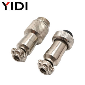 GX12 Metal Circular Docking Aviation Socket 2 <strong>3</strong> 4 5 6 Pin Electrical Male Female Air Mating Type Plug Wire Cable Panel <strong>Connector</strong> - Product Image 2