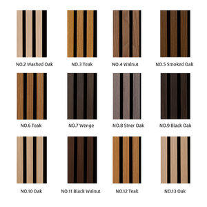 Pannelli Acustici in <span class=keywords><strong>Doghe</strong></span> <span class=keywords><strong>di</strong></span> Legno Ecologici Ignifughi per Soggiorno Camera da Letto Cucina Ufficio Edifici Magazzini Esterni - Product Image 3