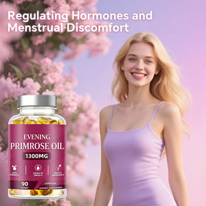 VitaHall Private Label 90 Kapsul Lunak Minyak <span class=keywords><strong>Evening</strong></span> <span class=keywords><strong>Primrose</strong></span> Suplemen Kecantikan Anti-Penuaan dengan Manfaat Antioksidan untuk - Product Image 5