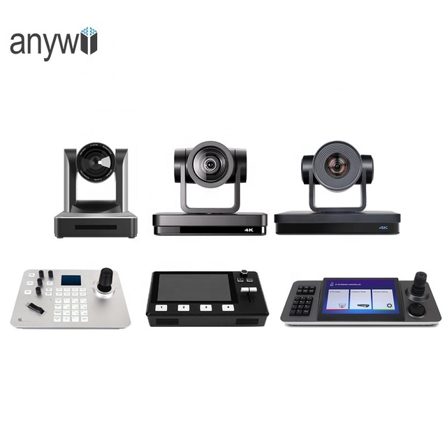 Anywii 1080P 4K 12X 20X 25X 30X PTZ Camera Live Streaming Broadcast Video Switcher Livestream SDI POE NDI PTZ Camera Controller