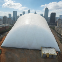 Structure de dôme pneumatique à grande portée de qualité industrielle pour entrepôt et atelier, à vendre