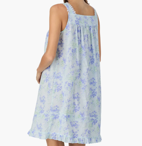 Camicia da Notte Estiva in Cotone Fatta a Mano per Donna, Abito Casual Midi con Stampa, Pigiama da Ragazza - Product Image 4