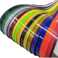 Vinyle thermocollant réfléchissant 12 pouces x 5 pieds, film thermocollant extensible EasyWeed en PU, HTV textile basse température pour vêtements