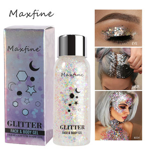Palette di ombretti liquidi glitterati MAXFINE, glitter per occhi ad alta pigmentazione e impermeabili, <span class=keywords><strong>trucco</strong></span> occhi effetto <span class=keywords><strong>sirena</strong></span> per feste e discoteche - Product Image 2