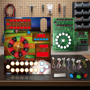 FRO TR3 Kit Mario Complete Arcade PCB Kit <b>Wheel</b> Game Mainboard Display <b>Board</b> Wire Harness Push Buttons English US Plug Made - Product Image 3