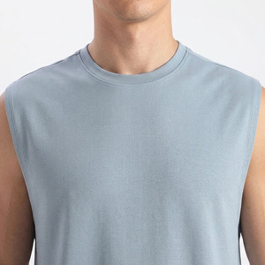 OEM Hot Sale Men's Gym <b>Tank</b> <b>Top</b> Soft Stretchable Fabric Sleeveless Shirt for Fitness Training Running Wear <b>Tank</b> <b>Top</b> For Men - Product Image 6