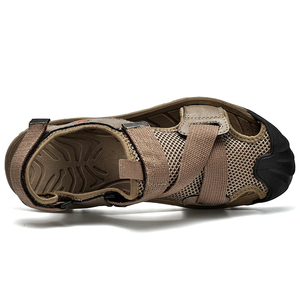 Nouveau modèle 2025 été <span class=keywords><strong>randonnée</strong></span> maille poids léger sandales hommes en plein air Eva marque logo en gros usine extra grande taille Euro47 chaussures - Product Image 5