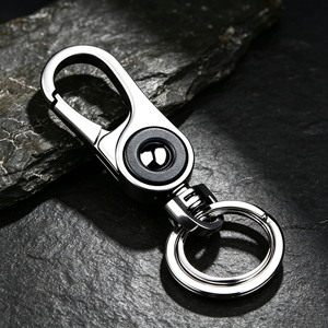 <b>Polished</b> Zinc Alloy Carabiner Keychain Custom Printed Logo Metal Key Clip Key Holder for <b>Car</b> Keys, Household Daily Accessories - Product Image 6