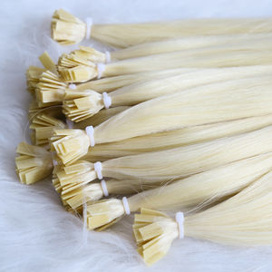 Extensiones de Cabello Humano Natural con Punta Plana de Queratina, 100% Virgen, de <span class=keywords><strong>Alta</strong></span> Calidad, al por Mayor - Product Image 3