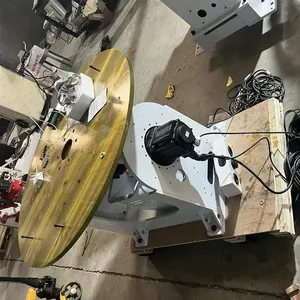 double p type positioner for welding robot