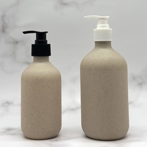 500ml Biodégradable Blé <span class=keywords><strong>Paille</strong></span> Cap Cosmétique Bouteille Sérigraphie Nature Couleur <span class=keywords><strong>VERSAILLES</strong></span> YD-90 Nouveau Design Voyage Kit pour - Product Image 1