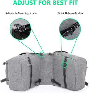 Accessoires de vélo Panier de rangement Bagages Selle Sac à bandoulière Selle d'équitation Sac de cyclisme <span class=keywords><strong>Porte</strong></span>-vélo Pochette Sport Sac de vélo d'équitation - Product Image 3