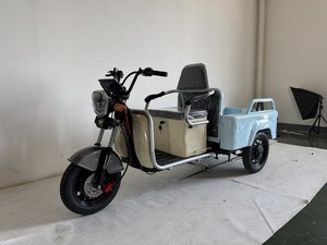 Tricycle électrique pour adultes à 3 roues, double usage, robuste, transport de passagers <span class=keywords><strong>et</strong></span> de marchandises, scooter électrique avec siège pliable - Product Image 3